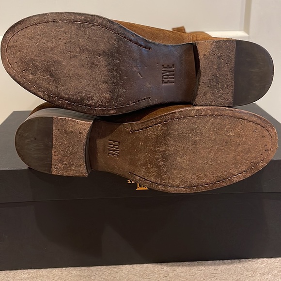 Frye Boots Brown Suede 6M EUC - Picture 7 of 8